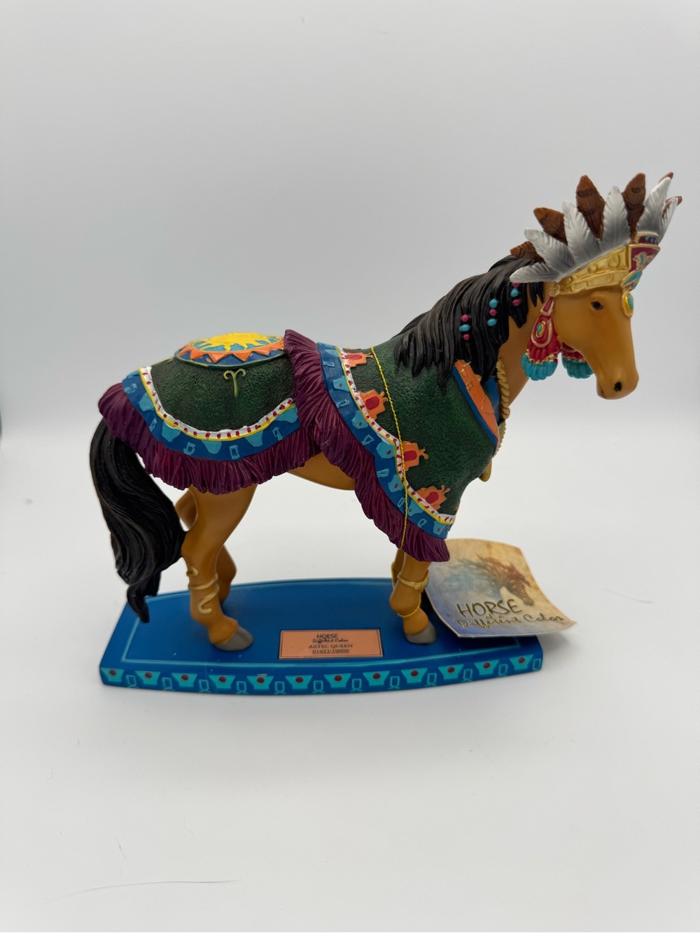 Aztec Queen Decorative Mustang Figurine - Horse of a Different Color